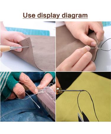 Leather Sewing Kit  Leather Working Tools and Supplies  Leather Working Kit with Large-Eye Stitching Needles  Waxed Thread  Leather Upholstery Repair Kit  Leather Sewing Tools for DIY Leather Craft - Buy Online on GoSupps.com