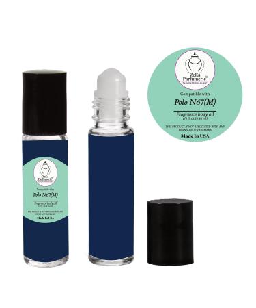 Compatible with Polo N67 (M) Fresh Citrus & Woody Aromatic Fragrance Body Oil for Men Alcohol-Free Perfume Oil Roll-On Long Lasting Made in USA 1/3 fl oz (9.86 ml) Free Economy Shipping - Buy Online on GoSupps.com