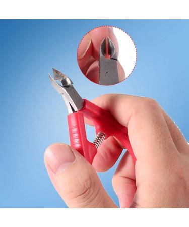 Professional Stainless Steel Plastic Nail Clippers Dead Skin Clippers Beauty Clippers Nail Repair Tools Suitable for Nail Salons and Home Nail Trimming - Buy Online on GoSupps.com