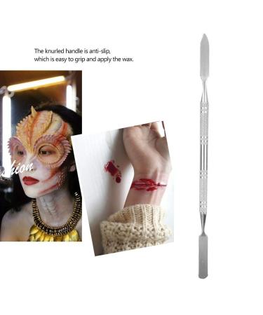 Universal Stainless Steel Skin Wax Knife - Double-Sided Applicator for Special Effects Makeup & Sculpting - Buy Online on GoSupps.com