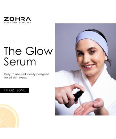 Zohra Glow Serum for Face - 5% THD Vitamin C & Plant-Based Retinol - Vegan EWG Certified - 1oz for Normal & Dry Skin Made in USA - Buy Online on GoSupps.com