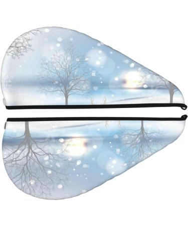 Christmas Deer Microfiber Hair Towel | Soft Super Absorbent Coral Velvet Wrap for Long Curly & Thick Hair - Buy Online on GoSupps.com