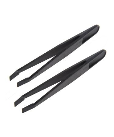 solicitous 2 pieces anti-static tweezers electronic repair tool