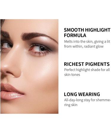 3 Set Highlighter Powder Glitter Anti-Smudge Makeup Brighten Illuminator Cosmetics Present Professional Beginner - Buy Online on GoSupps.com