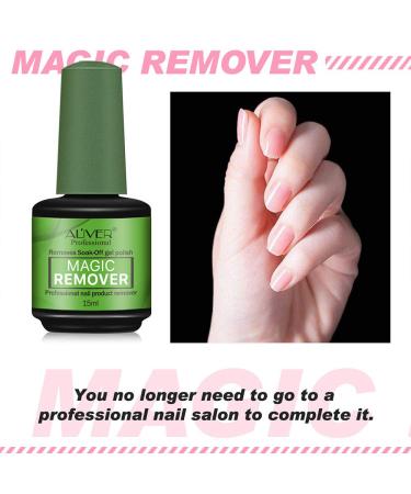 3 Pack 15ml Magic Gel Nail Polish Remover - Quick Soak Off Gel Polish Remover - Buy Online on GoSupps.com