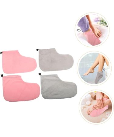 Hohopeti 2 paires Paraffine R utilisables Coton avec Bande lastique pour Soins P dicure et Th rapie Cire Lot de Confortable - Buy Online on GoSupps.com