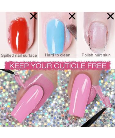 DR.MODE Liquid Latex Nail Cuticle Barrier 20ML - Fast Drying Latex Tape for Nail Art - Includes Tweezers for Easy Application - Buy Online on GoSupps.com