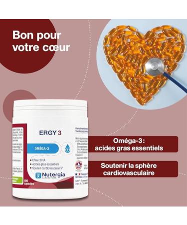Nutergia - ERGY 3 60 CAPSULES NUTERGIA - Buy Online on GoSupps.com