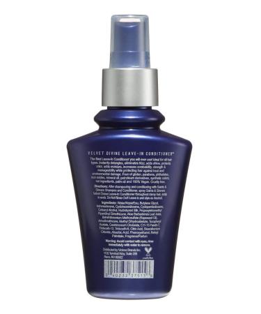 Saints & Sinners Velvet Divine Leave-In Conditioner Spray (8.5 oz) - Moisturizing Detangler for All Hair Types - Helps with Dry, Dull, Frizzy, Coarse, Tangled, Thermally & Environmentally Damaged Hair - Buy Online on GoSupps.com
