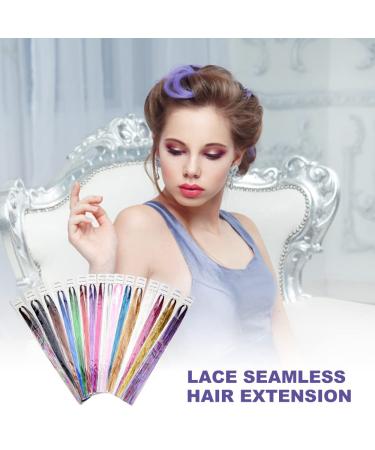 Mlysnd Hair Extensions & Tinsel - 12 Colors Heat Resistant Hair Lametta for Cosplay & Festival - Colorful Glitter Strands & Tools Included - Buy Online on GoSupps.com