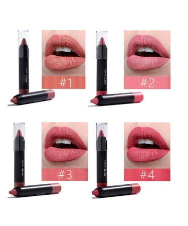 12-Piece Exquisite Gift Box Matte Lipstick Set | Waterproof Non-Stick Lip Gloss & Pencil Crayon Kits for Perfect Lips - Ideal for Gifts - Buy Online on GoSupps.com