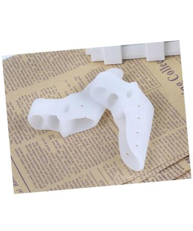 1 Pair Dividers Foot Separator Splint for Bunion Relief | Gel Cushions & Hammer Toe Straighteners - White - Buy Online on GoSupps.com