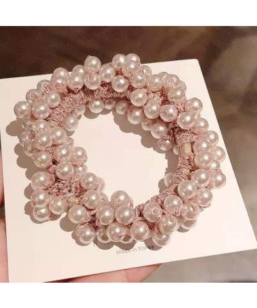 Kaiaiwluo Pearl Hair Ties - 3-Piece Set of Elegant Elastic Scrunchies & Bracelets for Women & Girls - Buy Online on GoSupps.com