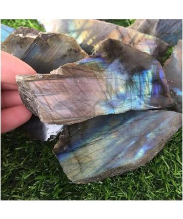 Crystal Rough Natural Crystal Rough Stone Crafts Natural Heavy Flash Labradorite Crystal Gemstone Slice Metaphysical Crystal - Buy Online on GoSupps.com