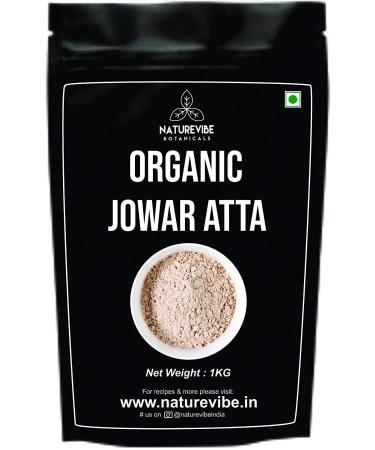 Naturevibe Botanicals Organic Jowar Atta Sorghum - 1Kg