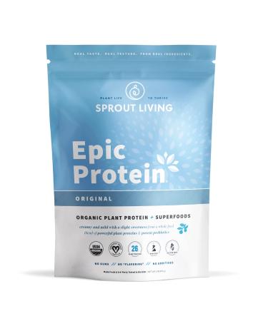 Sprout Living Epic Protein Organic Plant Protein + Superfoods Original (Unflavored) 1 lb (455 g)