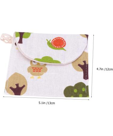 HAPINARY 8-Piece Sanitary Napkin Holder & Organizer | Menstrual Cup Bag & Sanitary Napkin Case - Shop Now for International Shipping - Buy Online on GoSupps.com