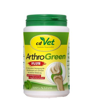 CDVet arthrogreen plus 150g - natural and effective nutritional supplement to support the joints for dogs and for cats with vitamins and minerals 150 g (1 Pack) single