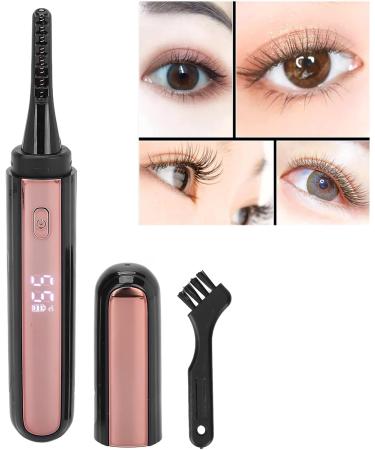 Verdant Touch Heated Eyelash Perm Electric Eyelash Curler USB Rechargeable with LCD Display 4-Level Heat Heated Eyelash Perm for Women Black - Buy Online on GoSupps.com