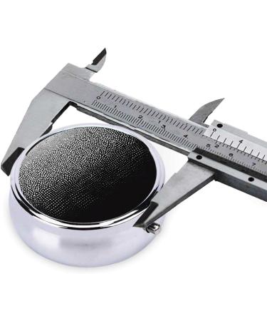 Shop Black White Glitter Mini Round Pill Box - 3 Compartment Travel Pill Organizer for Home & Office - Buy Online on GoSupps.com