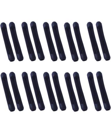 Buy Faruta 20 Pair Silicone Glasses Ironing Sleeves Anti-Slip Elastic Ear Grip Hook for Sunglasses & Reading Glasses Gray & Black Options - Buy Online on GoSupps.com