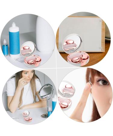 Buy Healvian Portable Contact Lens Container Set - Travel Case for Glasses & Lens Care - Marble Design Storage Box - International Shipping Available - Buy Online on GoSupps.com