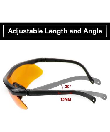 HUNTPAL Hunting Shooting Safety Glasses Goggles Set | 4 Interchangeable Lens | Adjustable Half Frame | Impact Resistant Eyewear - Buy Online on GoSupps.com