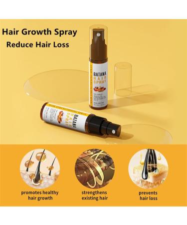 Go Ho Batana Hair Spray Hair Growth Serum Hair Growth Spray Batana Oil Hair Regrowth Care for Thinning Hair Reduce Hair Loss - Buy Online on GoSupps.com