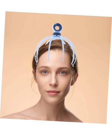 Buy Oatipho Tiger Band Head Massage Device - Claw Style Scalp Tool for Ultimate Head Care | Plastic Design with Steel Ball Extender 21x15x15cm Blue | International Shipping Available - Buy Online on GoSupps.com