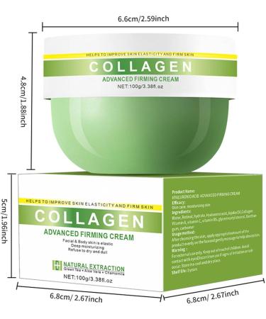 Collagen Firming Cream 100g Firming Body Cream Firming Cream Moisturizing Body Cream Deep Hydration Brightening Skin Cream for All Skin Types (1) - Buy Online on GoSupps.com