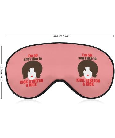 Sally O Malley SNL Sleep Mask | Adjustable Straps | Blackout Eye Cover - Buy Online on GoSupps.com