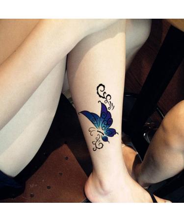 Butterfly Temporary Tattoos for women sexy 6 Pcs by Yesallwas Waterproof long lasting Fake Tattoos Stickers for Arms Shoulders sexy body tattoos 6cmx10.5cm/2.36x4.13 inches (LxW) (A) - Buy Online on GoSupps.com