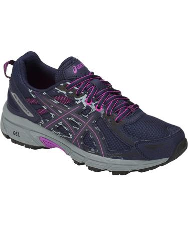 ASICS Women's Gel-Venture 6 Running Shoe 8.5 Peacoat/Orchid | Best Performance & Style - Buy Online on GoSupps.com