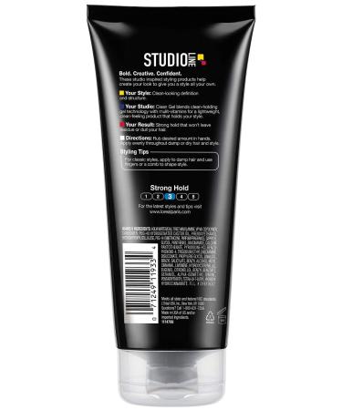 L'Oreal Paris Studio Line Strong Hold Clear Minded Clean Gel 6.8 Fl Oz (Pack of 3) - Mega 6.8 Fl Oz (Pack of 3) Bundle for Ultimate Hold - Buy Online on GoSupps.com