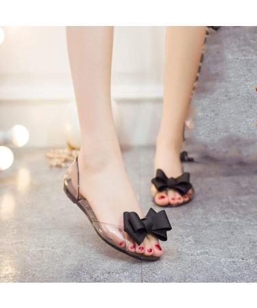 Glittery Women's Sandals Size 9 | Floral Jelly Slip-On Beach Sandals for Women - Buy Online on GoSupps.com