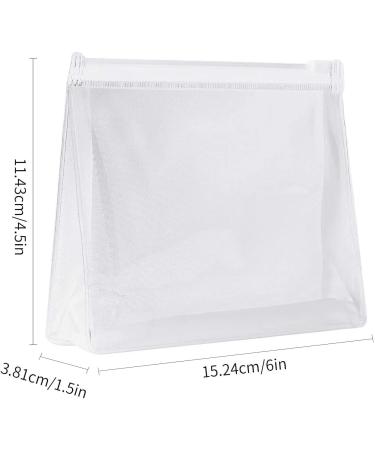 8pcs Mini PVC Cosmetic Organizer Bags with Zipper Closure - Travel & Bathroom Makeup Bag Set - Buy Online on GoSupps.com