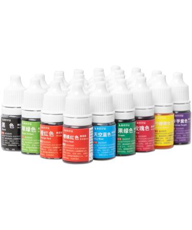 Liquid Food Color Dye | Food-Grade Icing Colors 25 Color Concentrated Liquid Food Colouring Set for Baking Cookie Icing Decorating Fondant 10ml  - Buy Online on GoSupps.com