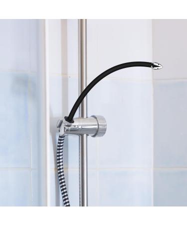 Shower Enema System with On/Off Switch - Reusable Portable Douche Kit for Men & Women - Compatible with Most Shower Systems - ABS Black - Buy Online on GoSupps.com