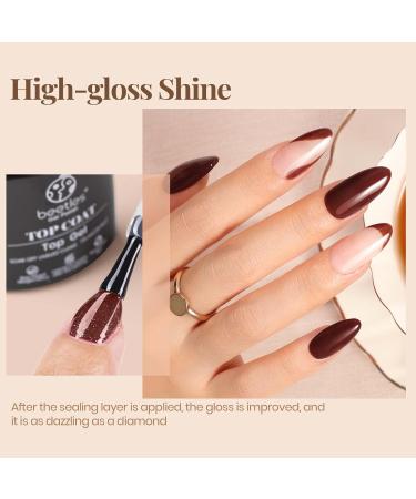 Beetles 3pcs 7.5ml Gel Top Coat Base Coat & Cuticle Oil Set - Long Lasting Glossy Shine | DIY Home Gel Nail Kit - Buy Online on GoSupps.com