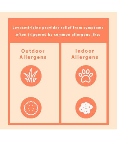 Curist Generic Levocetirizine Dihydrochloride 5mg Bulk (270 Tablets) - 24 Hour Allergy Relief - Allergy Medicine (3 Packs of 90 Tablets) - Buy Online on GoSupps.com