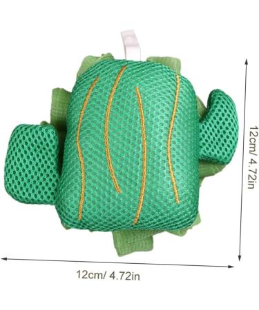 Healeved Bath Bouquet Cactus Body Scrub - Travel Loofah & Skin Cleaning Tool - Eco-Friendly Bath Ball - Green 1 Count - Buy Online on GoSupps.com