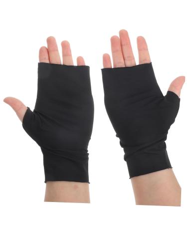 Ipetboom 2 Pairs Shield Gloves Fingerless Sunblock Gloves Nail Polish Gloves Manicure Gloves Nail Lamp Gloves Nail Art Accessory Gloves to Protect Manicure Nail Uv Gloves Gel Summer Nylon - Buy Online on GoSupps.com