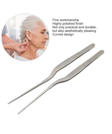 2Pcs Stainless Steel Tweezers - Corrosion & High Temp Resistant Multipurpose Tool for Hearing Amplifiers - Compact & Durable - Buy Online on GoSupps.com