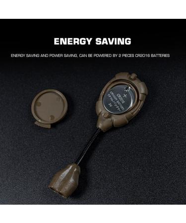 Tactical Helmet Light - 3 Colors Signal Light Adapter for Ops Core & ARC Rail Helmet Lamp (Brown) - Best International Shipping - Buy Online on GoSupps.com