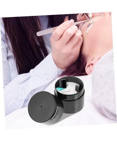 IWOWHERO Glue Storage Tank Tech Eyelash Glue Canister Eyelash Glue Storage Jar Grafting Eyelash Glue Sealed Jar Eyelash Grafting Glue Container Lash Tools Cosmetic Eyelash Tool Pp 8.2x7x7cm Black - Buy Online on GoSupps.com