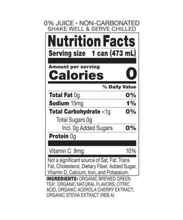 Steaz Organic Zero Calorie Raspberry Green Tea - Pack of 12 | 16 fl oz - Buy Online on GoSupps.com