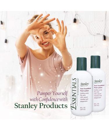 Stanley Essentials Feet TreatMint Foot Lotion 8oz - Natural Peppermint Moisturizing Cream for Pain Relief - 6 Pack - Buy Online on GoSupps.com