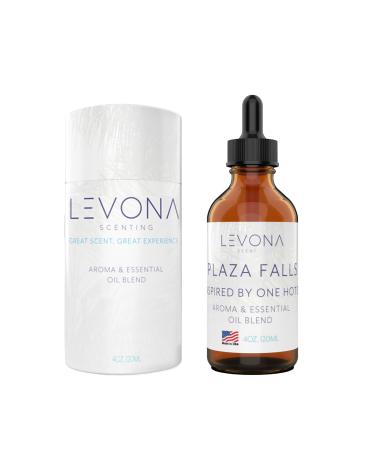 Levona Scent Essential Oils - Scents for Home Hotel & Office Use - Perfect for Home Diffuser & Humidifiers - Aroma Fragrance Oil Ideal for Massage Relaxation and Spa - Plaza Falls 120ml