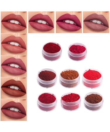 Merkts 16 Colors Edible Lipstick Pigment Powder - DIY Natural Mineral Powder for Lip Gloss | International Shipping Available - Buy Online on GoSupps.com