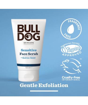 Bulldog Skincare Sensitive Face Scrub for Men 125ml - Pack of 1 - Buy Online on GoSupps.com